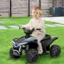 Детско акумулаторно ATV 6V 25W – Електрическо ATV с LED светлини за деца 1.5+ години, черно, снимка 6