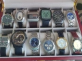 Лот мъжки часовници Tissot Fossil Festina DKNY, снимка 1