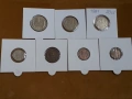 пълният лот разменни монети от 1, 2, 5, 10, 20, 50 ст. и 1 лев 1981г., снимка 1