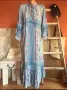 💙🩵👗 Дълга, лека и ефирна рокля Zara💎 s/m/l рамер, снимка 2