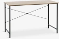 Бюро VANDBORG 60x120 цвят светъл дъб/черно, снимка 1