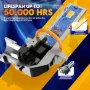 Нови LED крушки за фарове 9012 HIR2 18000LM IP68 70 000+ часа 2 броя за кола автомобил, снимка 7