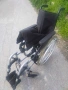 Сгъваема инвалидна рингова количка със степенки Марка: BREEZY Ширина на седалката 37см Дълбочина 40с, снимка 3