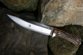 Ловджийски нож (Columbia USA Saber) с рогова дръжка, снимка 2