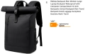 Водоустойчива Rolltop раница за лаптоп 16/17" – BJIAX, снимка 2