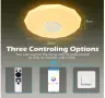 T-SUN 36W димируем LED осветително тяло за таван с Bluetooth високоговорител, RGB лампа , снимка 5