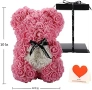 Подаръчна розова мечка в кутия Rose Teddy Bear, снимка 6
